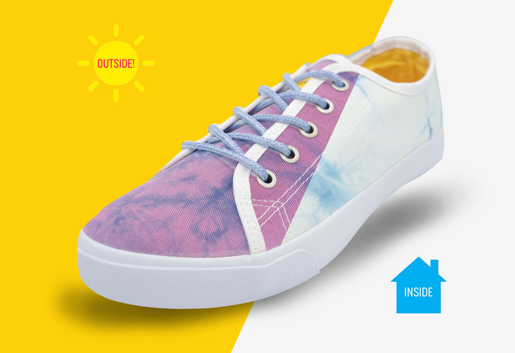SUNS Shoes  Sun-Activated, Color-Changing Footwear